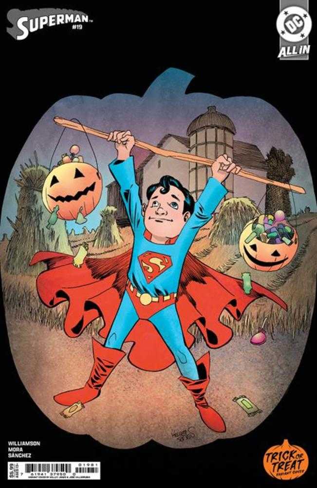 Superman #19 Cover E Kelley Jones Trick Or Treat Card Stock Variant | Odin's Place