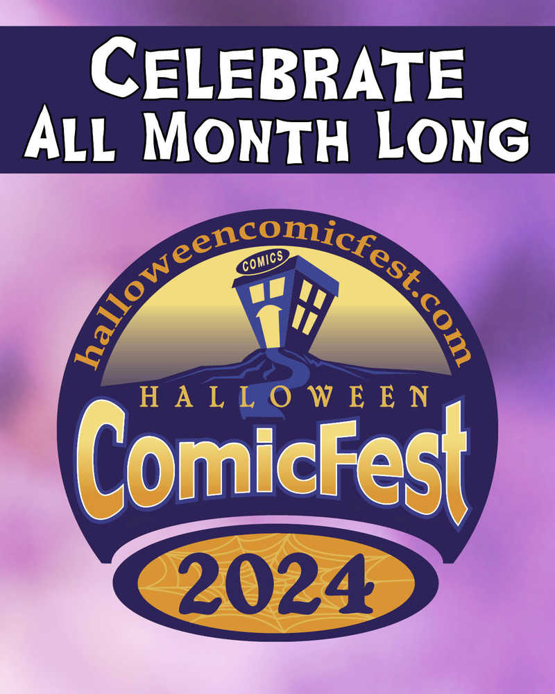 Halloween Comics Fest 2024 Window Cling Extras | Odin's Place