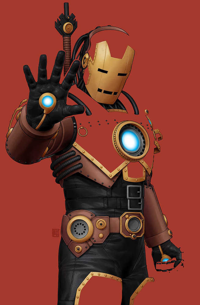 Iron Man #1 John Tyler Christopher Negative Space Full Art Variant | Odin's Place