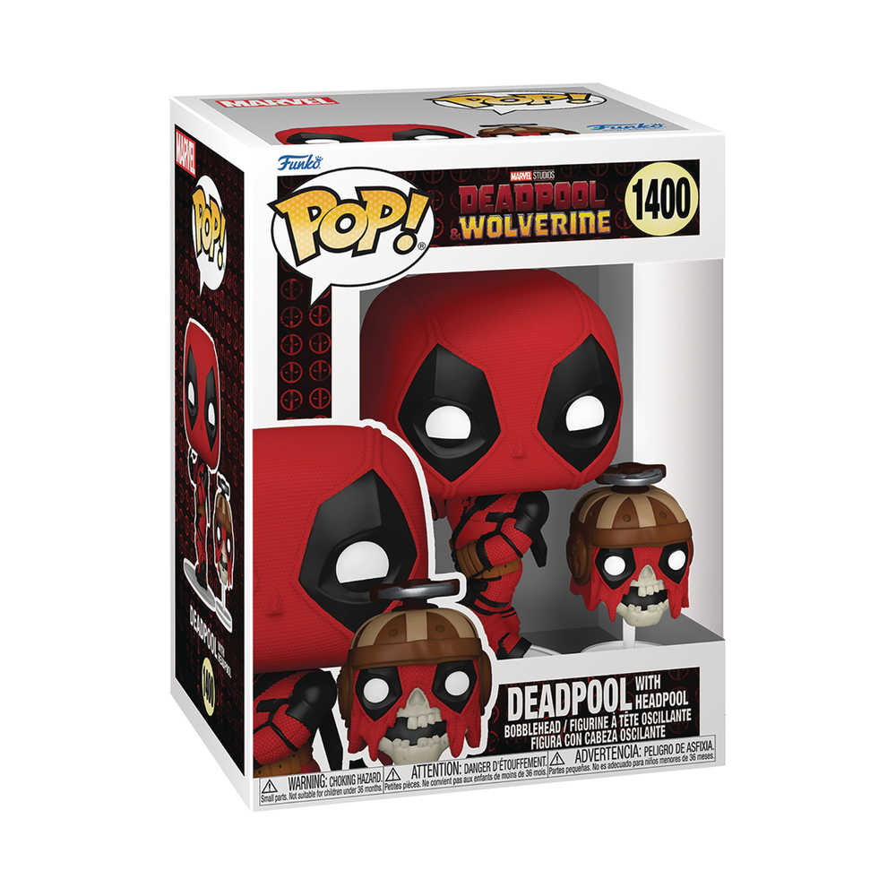 Pop & Buddy Deadpool & Wolverine Deadpool with Headpool Figure (C | Odin's Place