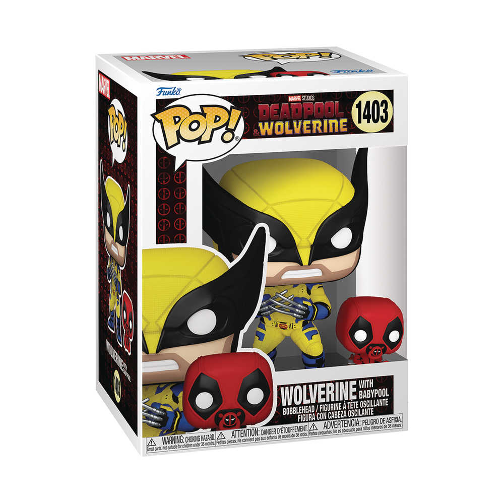 Funko Pop! Wolverine with Babypool Figure | Odin's Place