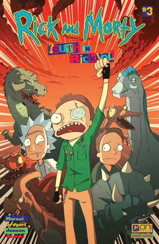 Rick And Morty Youth In Rickvolt #3 (Of 4) Cover B Nico Hiroi De Variant (Mature) | Odin's Place