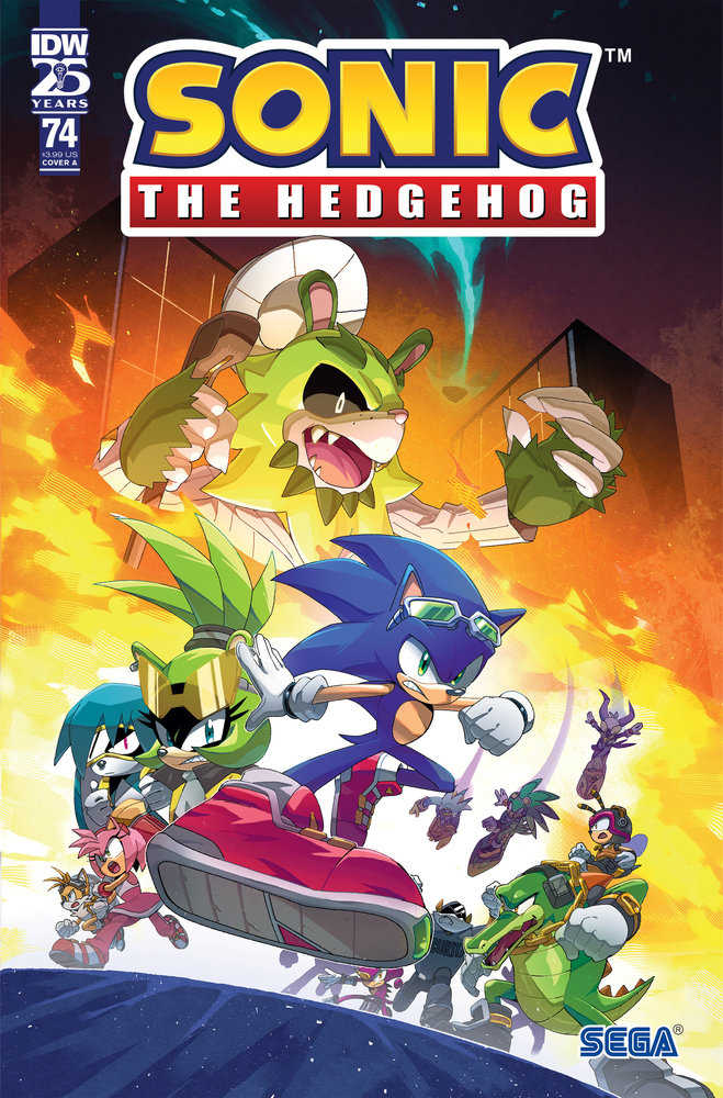 Sonic The Hedgehog #74 Cover A (Arq) | Odin's Place