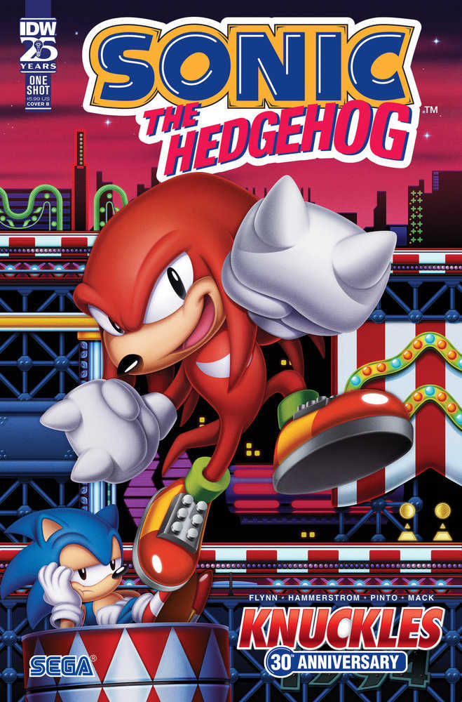 Sonic The Hedgehog Knuckles 30th Annual Special #1 Cover B Hughes | Odin's Place