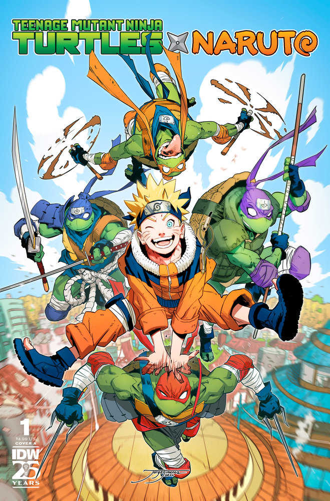 Teenage Mutant Ninja Turtles X Naruto #1 Cover A Jimenez | Odin's Place