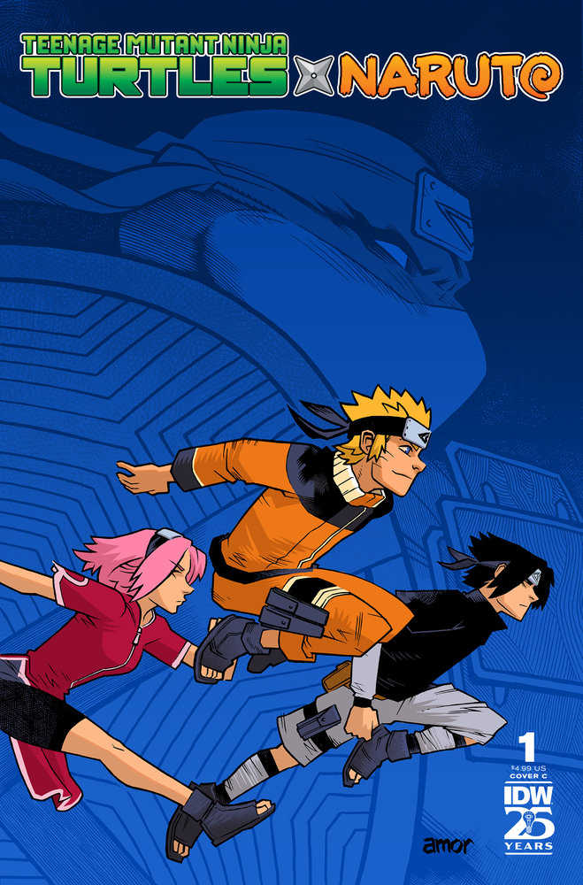 Teenage Mutant Ninja Turtles X Naruto #1 Cover C Amor | Odin's Place