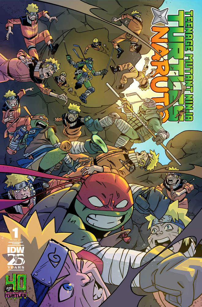 Teenage Mutant Ninja Turtles X Naruto #1 40th Anniv Duncan | Odin's Place