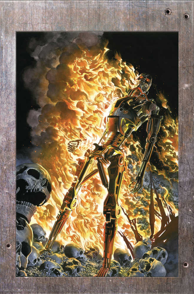 Terminator #1 Cover Q 25 Copy Variant Edition Ross Burning Earth Icon Foi | Odin's Place