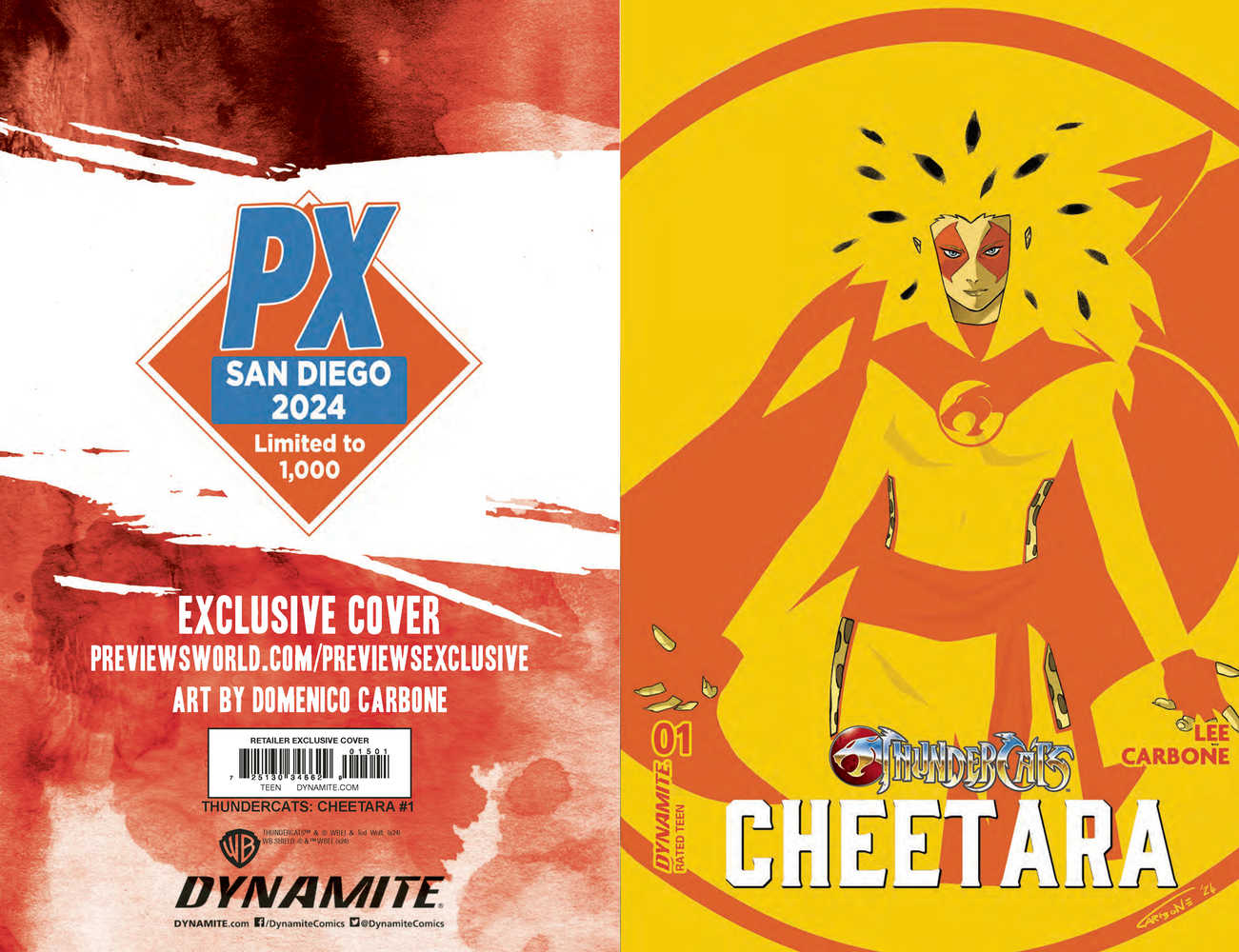 Sdcc 2024 Thundercats Cheetara #1 Previews Exclusive Variant Edition | Odin's Place