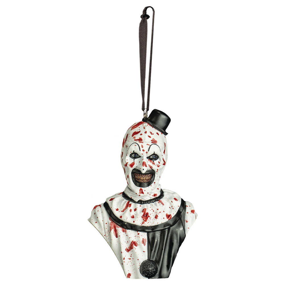 Terrifier Art The Clown Previews Exclusive Blood Splatter Ornament | Odin's Place