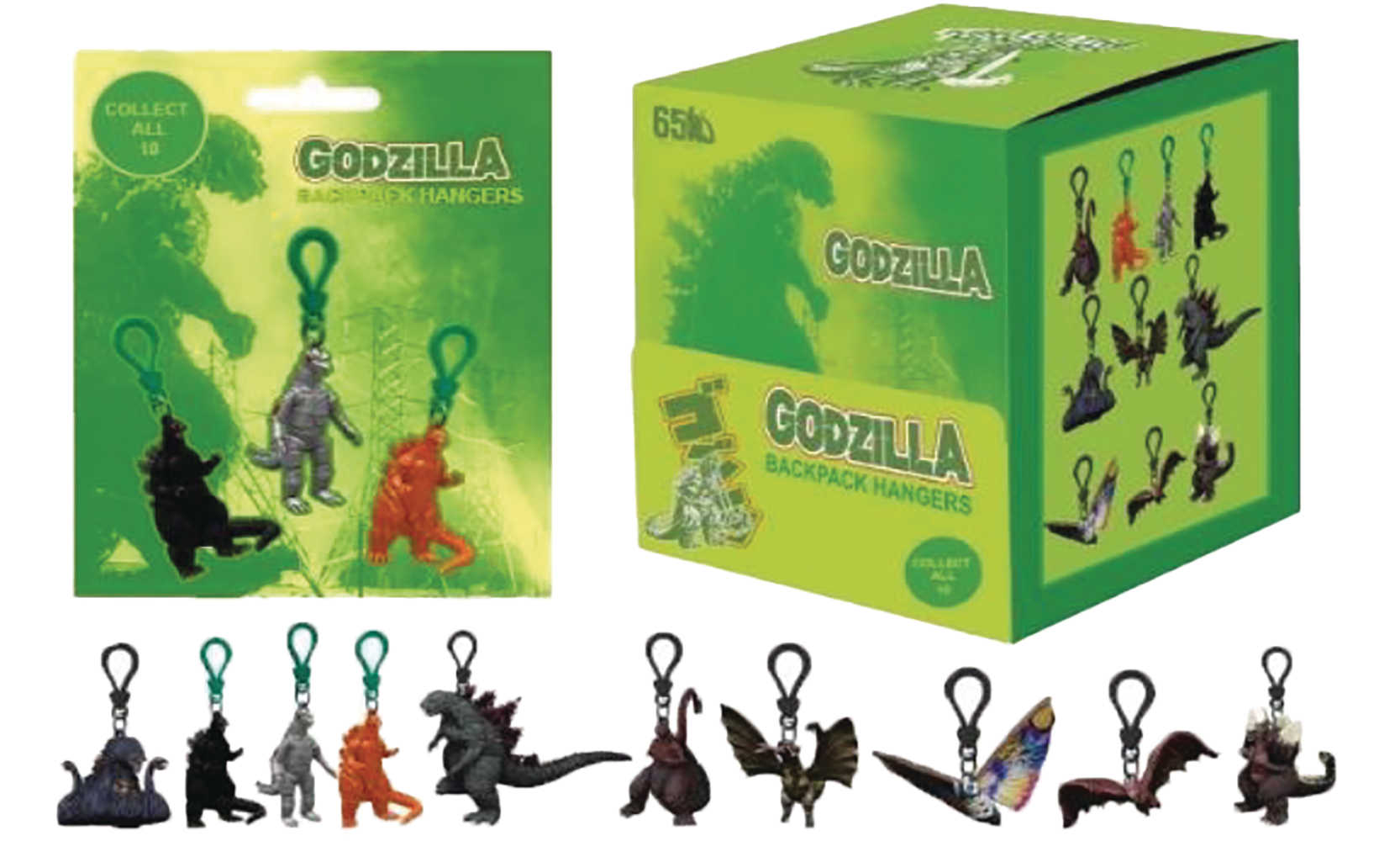 Godzilla Hangers 20pc Blind Mystery Box Display | Odin's Place