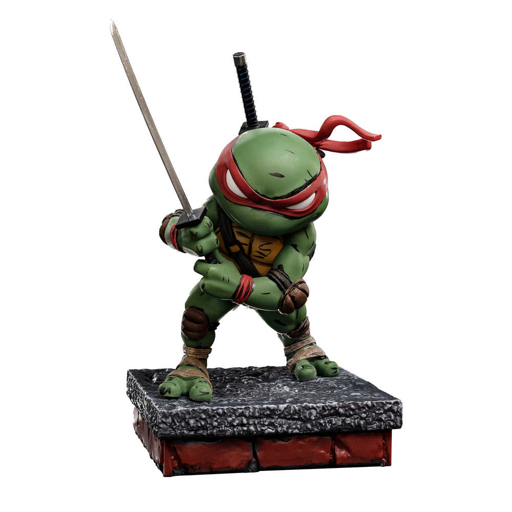 Minico Teenage Mutant Ninja Turtles Leonardo V.2 Red Masks Ver Previews Exclusive PVC Figure | Odin's Place