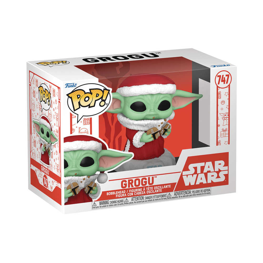 Pop Star Wars Mando Hldy Grogu Vinyl Figure | Odin's Place