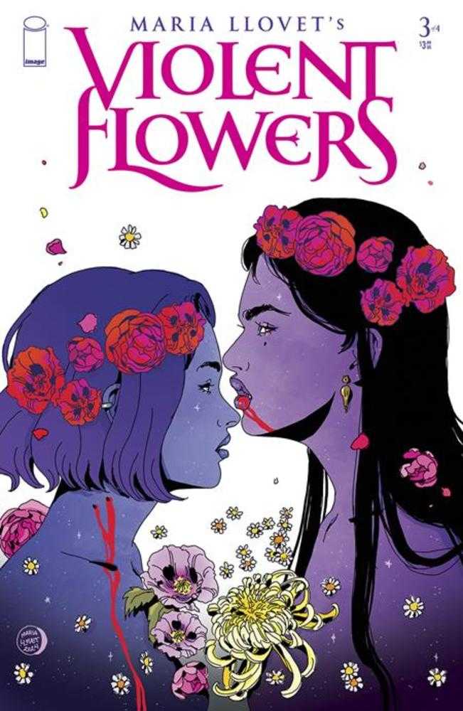 Violent Flowers #3 (Of 4) Cover B Maria Llovet Flower Crown Variant (Mature) | Odin's Place