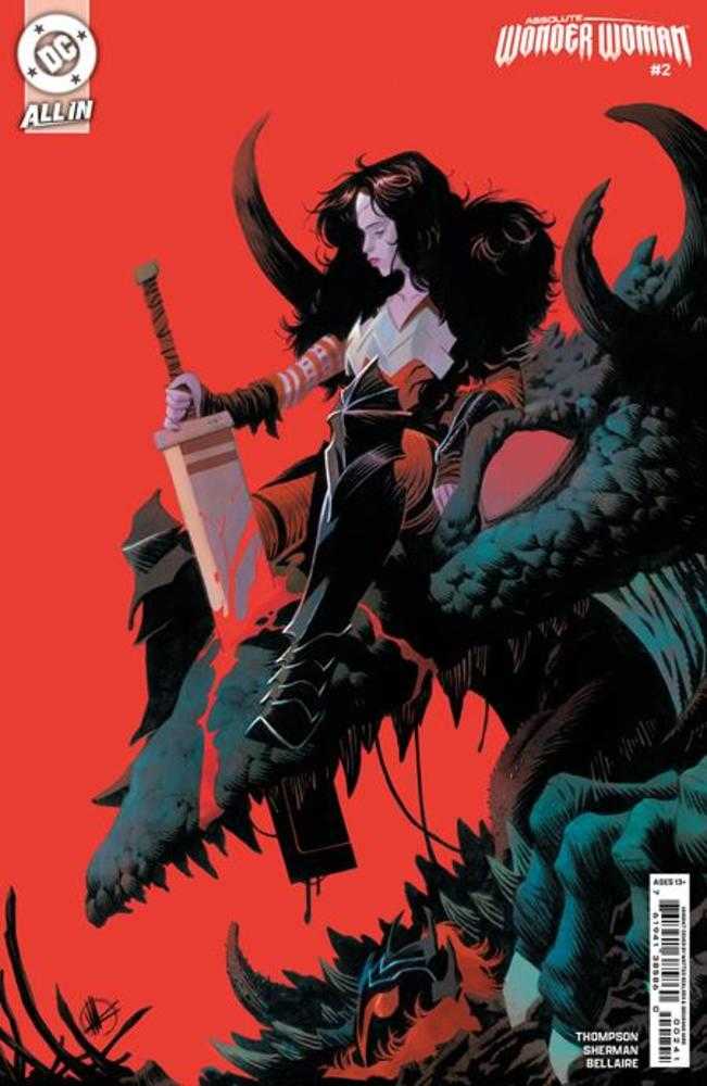 Absolute Wonder Woman #2 Cover D 1 in 25 Matteo Scalera Card Stock Variant | Odin's Place