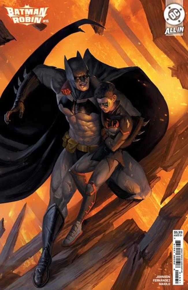 Batman And Robin #15 Cover C Aaron Bartling Card Stock Variant | Odin's Place