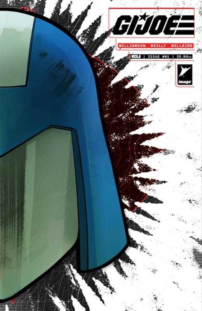 G.I. Joe #1 Cover R Andrea Milana Cobra Commander Mask Die Cut Foil Variant | Odin's Place