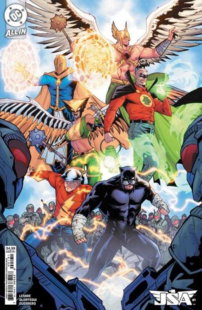 JSA #1 Cover C Travis Mercer Card Stock Variant | Odin's Place