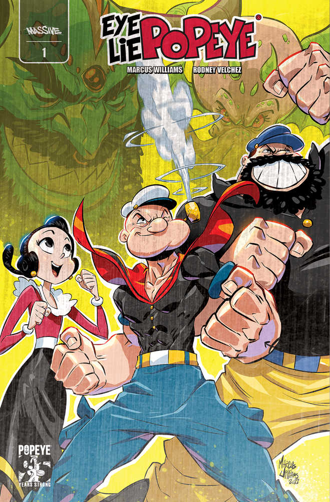 Eye Lie Popeye #1 (Of 5) Williams Metal Variant | Odin's Place