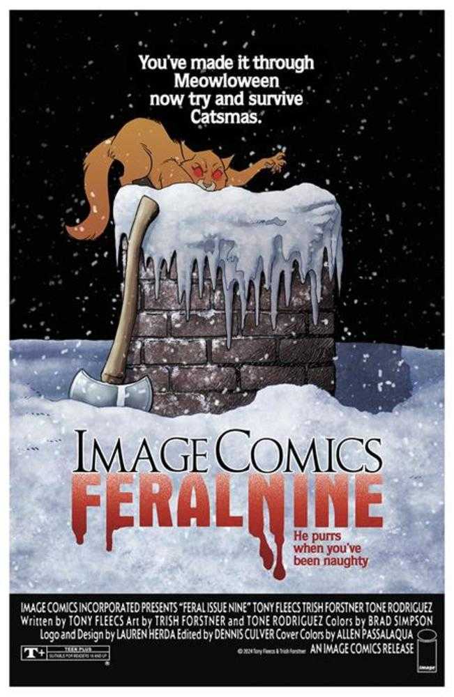 Feral #9 Cover B Tony Fleecs & Trish Forstner Homage Variant | Odin's Place