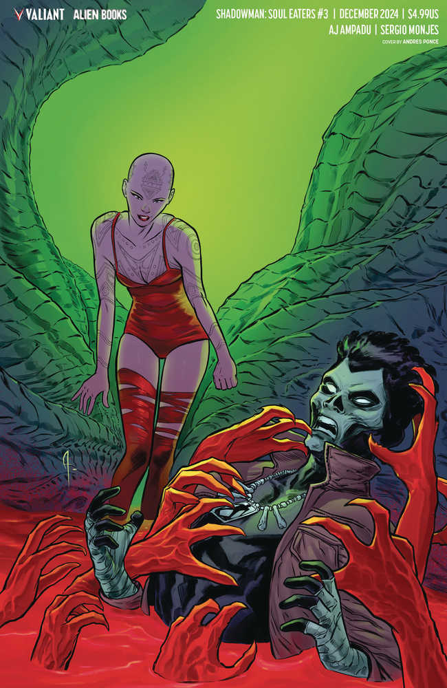 Shadowman Soul Eaters #3 (Of 4) Cover D Ponce Virgin | Odin's Place