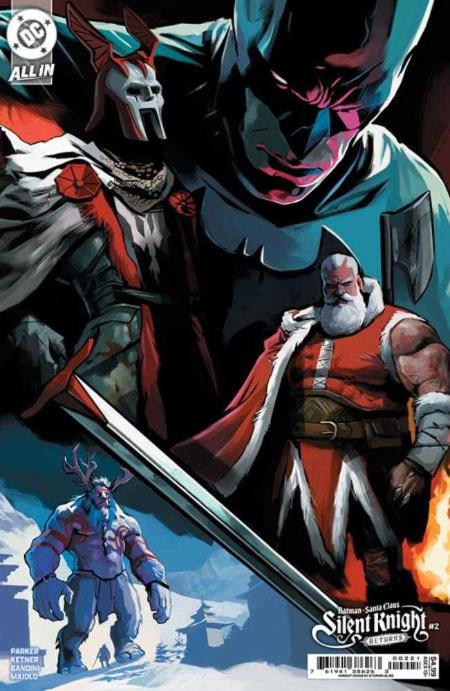 Batman Santa Claus Silent Knight Returns #2 (Of 5) Cover B Stephen Bliss Card Stock Variant | Odin's Place