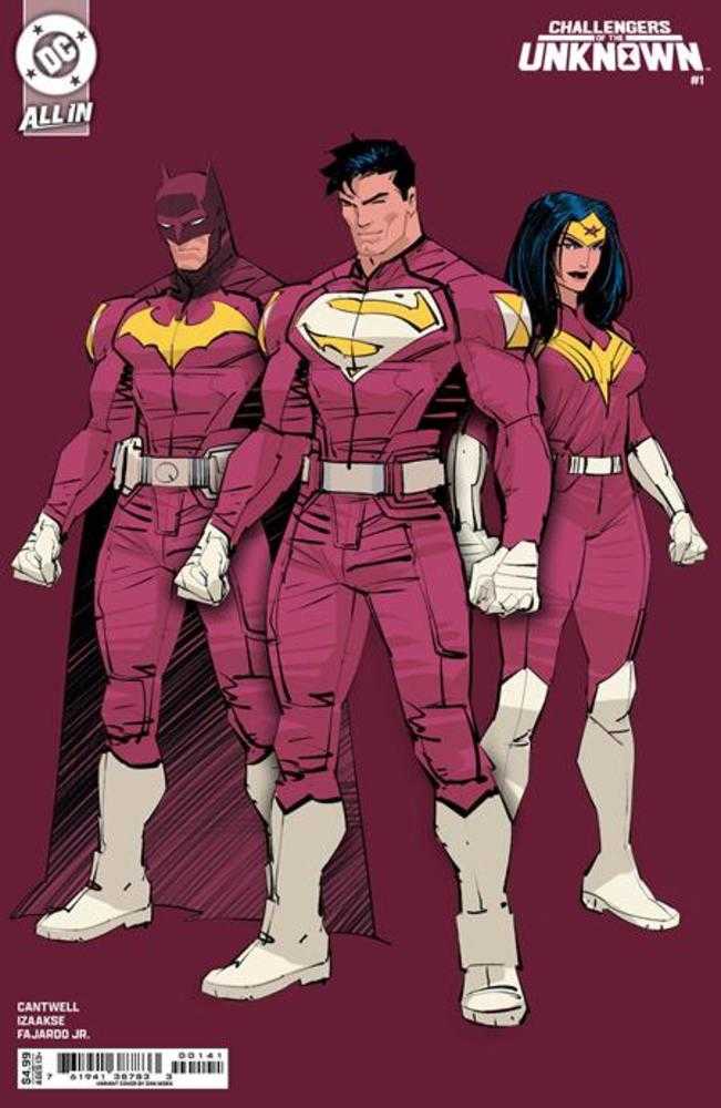 Challengers Of The Unknown #1 (Of 6) Cover D Dan Mora Design Card Stock Variant | Odin's Place