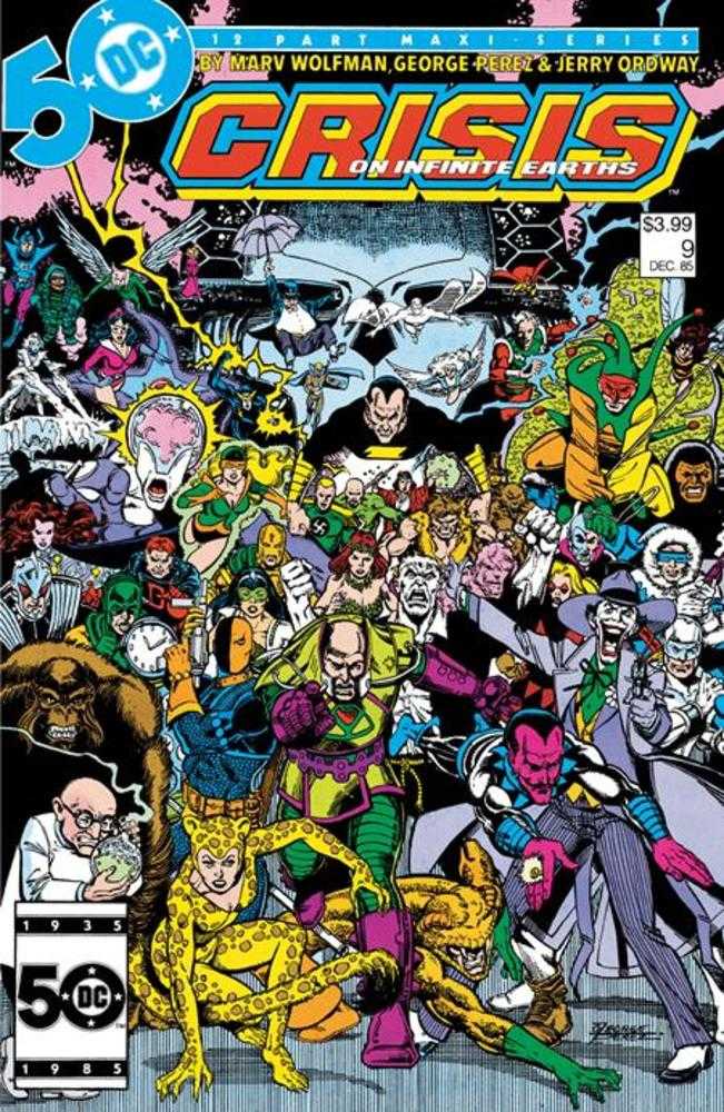 Crisis On Infinite Earths #9 Facsimile Edition Cover A George Perez | Odin's Place