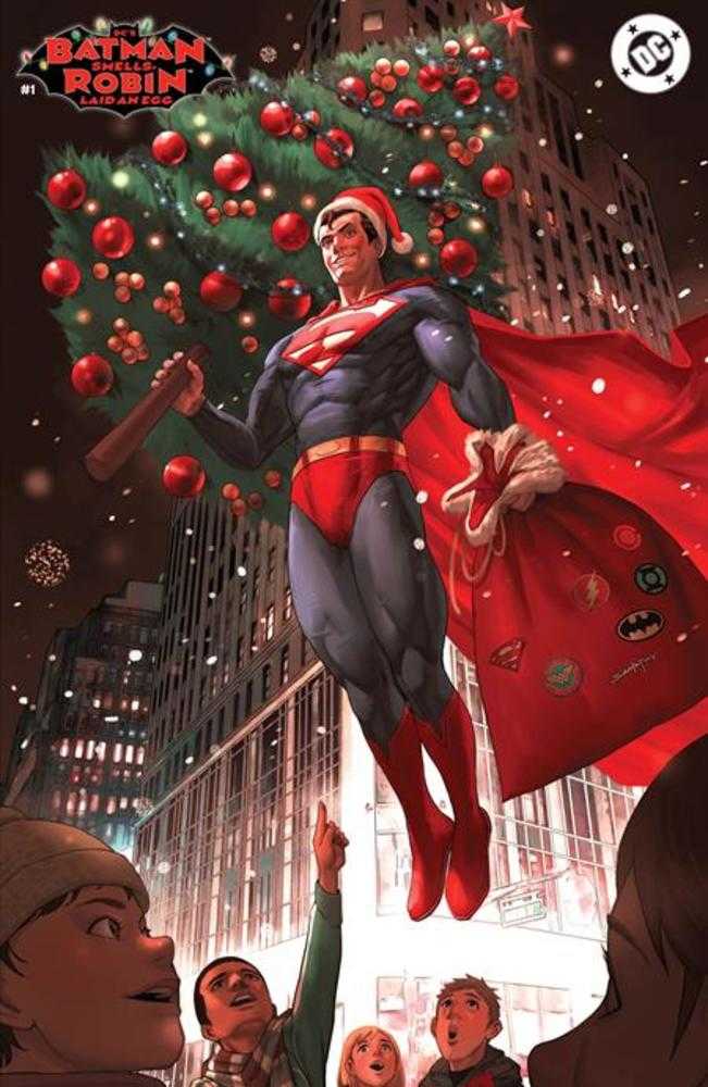 DC's Batman Smells Robin Laid An Egg #1 (One Shot) Cover C Santa Fung Variant | Odin's Place