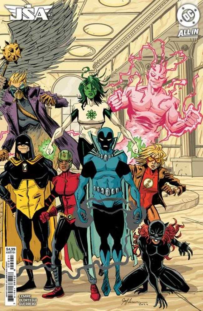 JSA #2 Cover B Jeff Lemire Connecting Card Stock Variant | Odin's Place