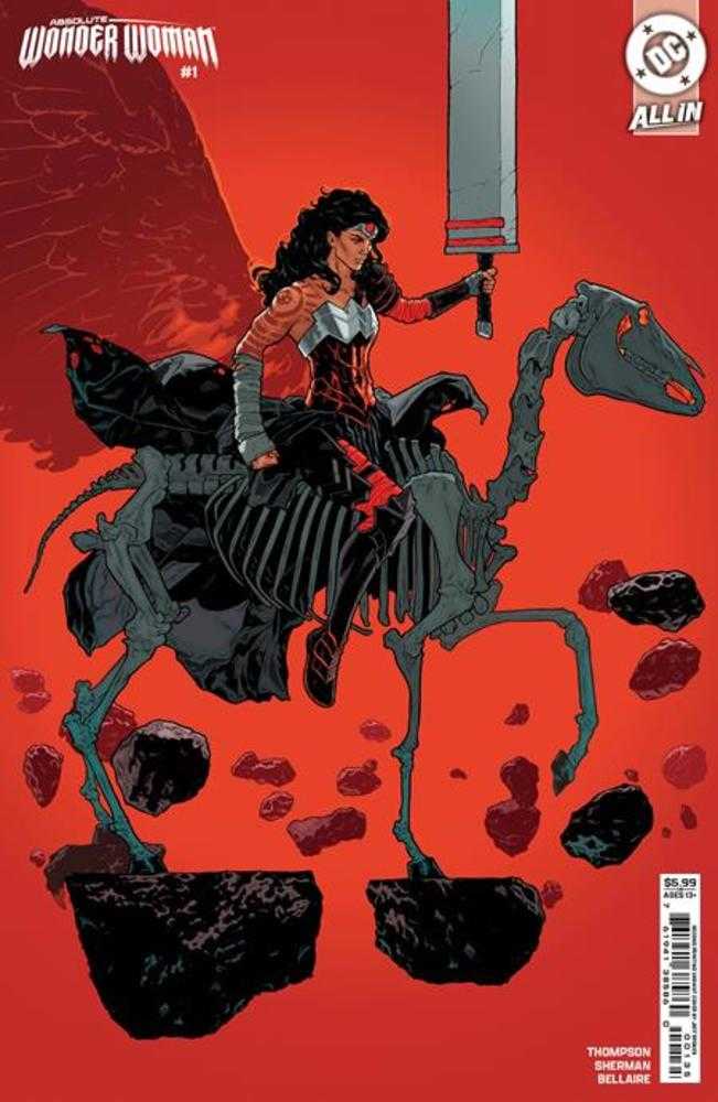 Absolute Wonder Woman #1 2nd Print Cover B Jeff Spokes Card Stock Variant | Odin's Place