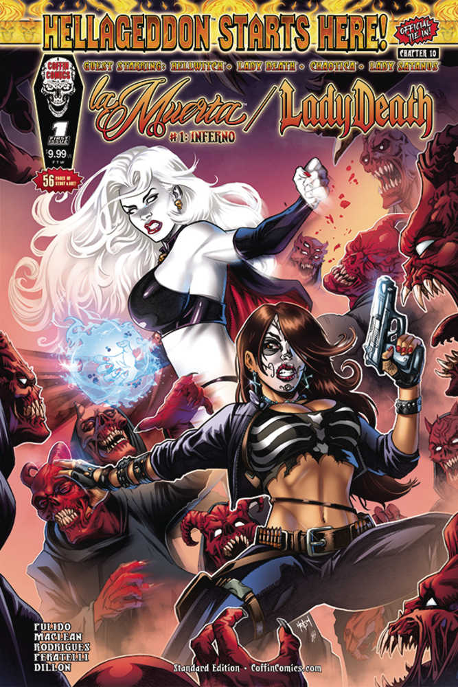 La Muerta Lady Death Inferno #1 Cover A Standard Edition (Mature) | Odin's Place