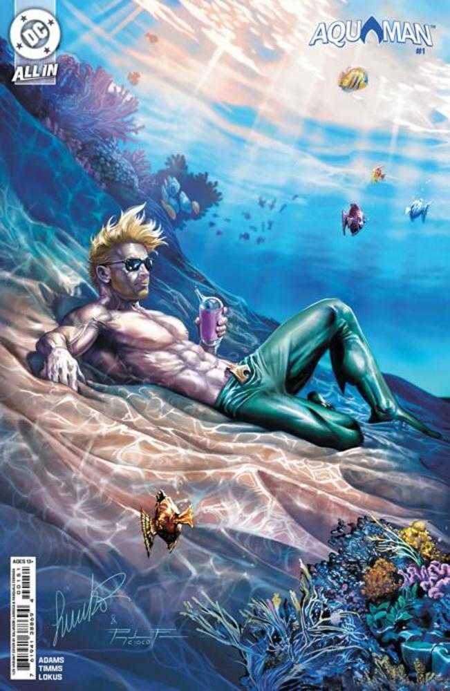 Aquaman #1 Cover F 1 in 25 Salvador Larroca Card Stock Variant | Odin's Place