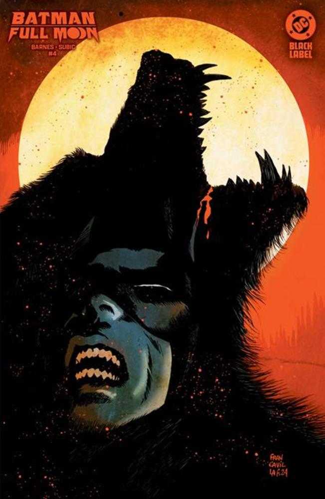 Batman Full Moon #4 (Of 4) Francesco Francavilla Card Stock Variant (Mature) Previously Foc'D On 12/9 | Odin's Place
