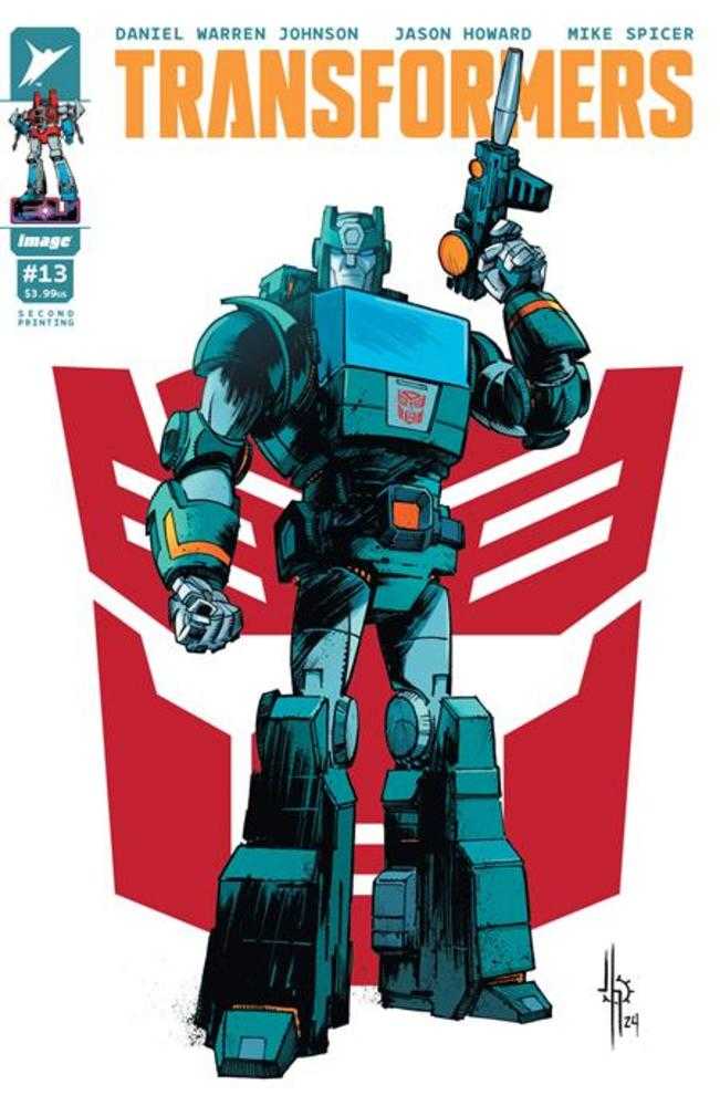 Transformers #13 2nd Print Cover B Jason Howard Autobot Variant | Odin's Place