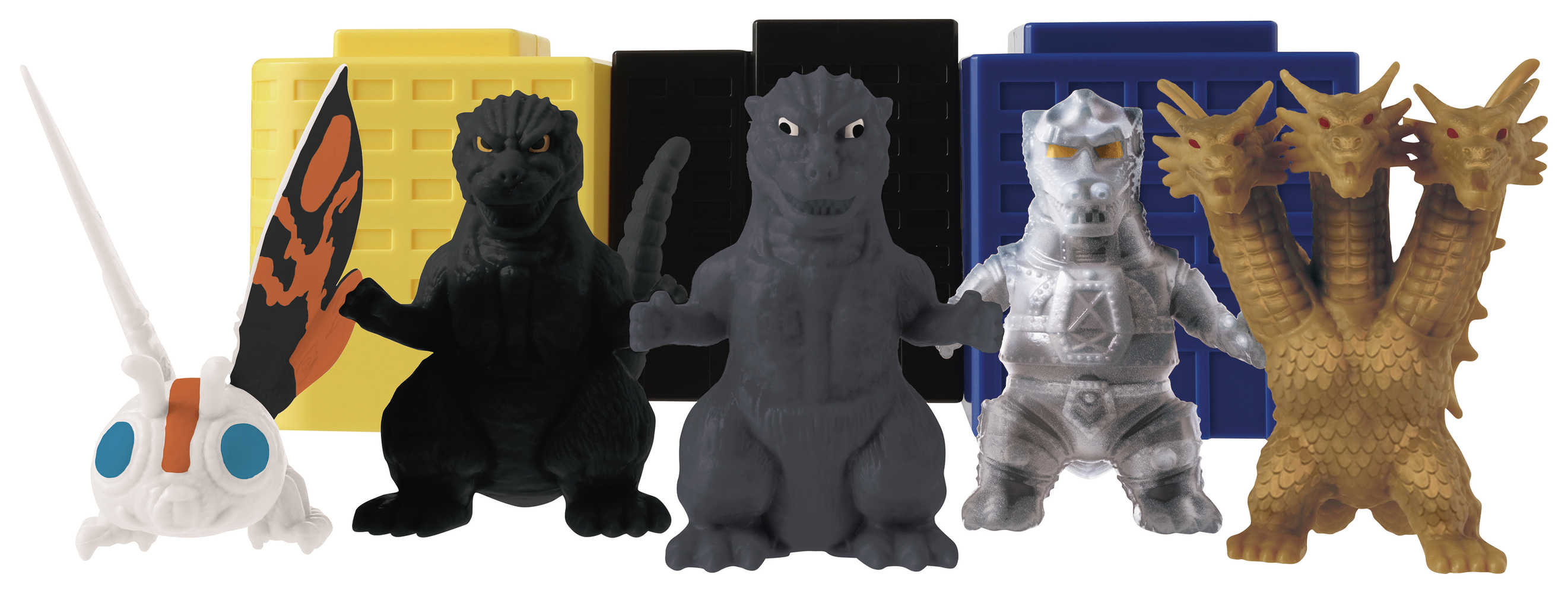 Godzilla Mini Collection 2in Figure 12pc Blind Mystery Box Display | Odin's Place