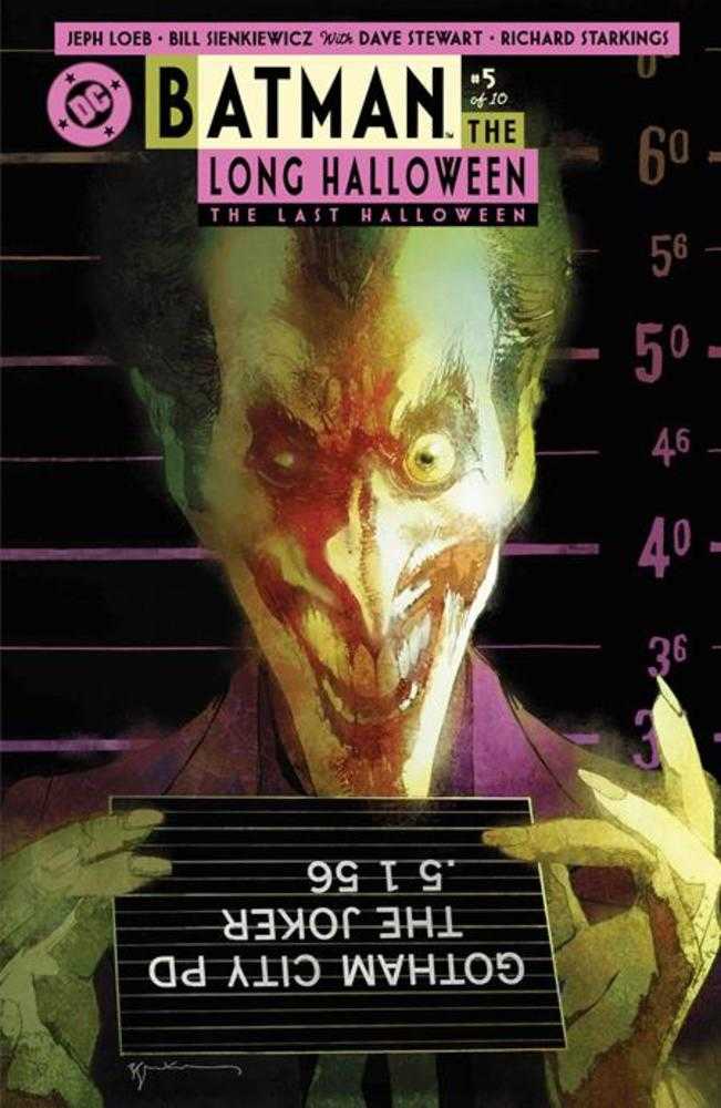 Batman The Long Halloween The Last Halloween #5 (Of 10) Cover B Bill Sienkiewicz Card Stock Variant | Odin's Place
