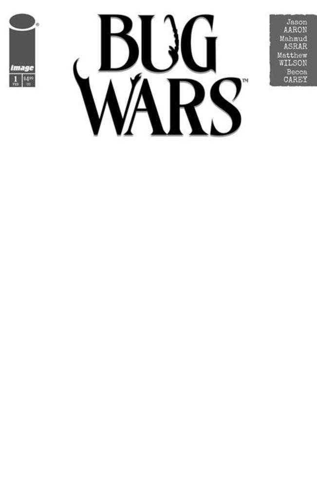 Bug Wars #1 (Of 6) Cover C Blank Sketch Variant (Mature) | Odin's Place