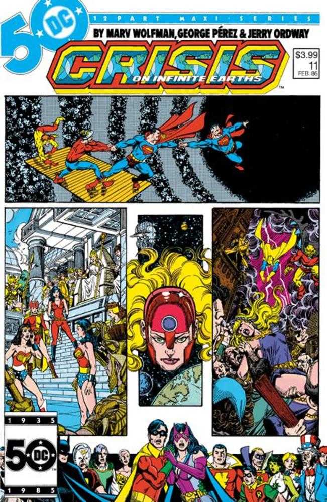 Crisis On Infinite Earths #11 Facsimile Edition Cover A George Perez | Odin's Place