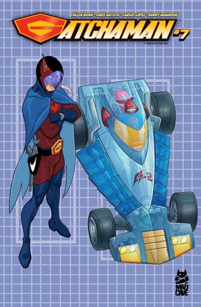 Gatchaman #7 Cover B Chris Batista Blueprint Joe And G-2 Variant | Odin's Place