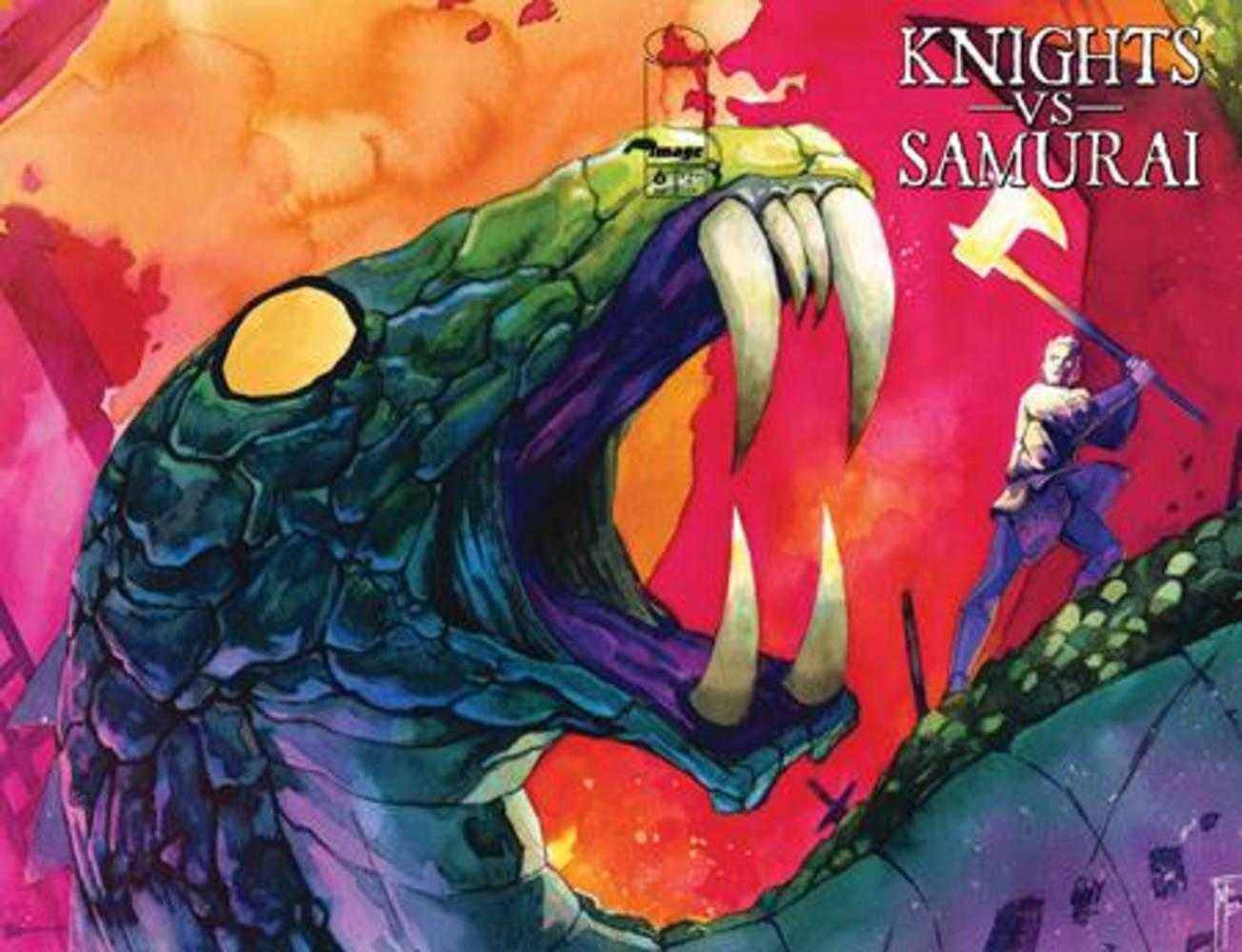 Knights vs Samurai #6 Cover A Fede Mele Wraparound | Odin's Place