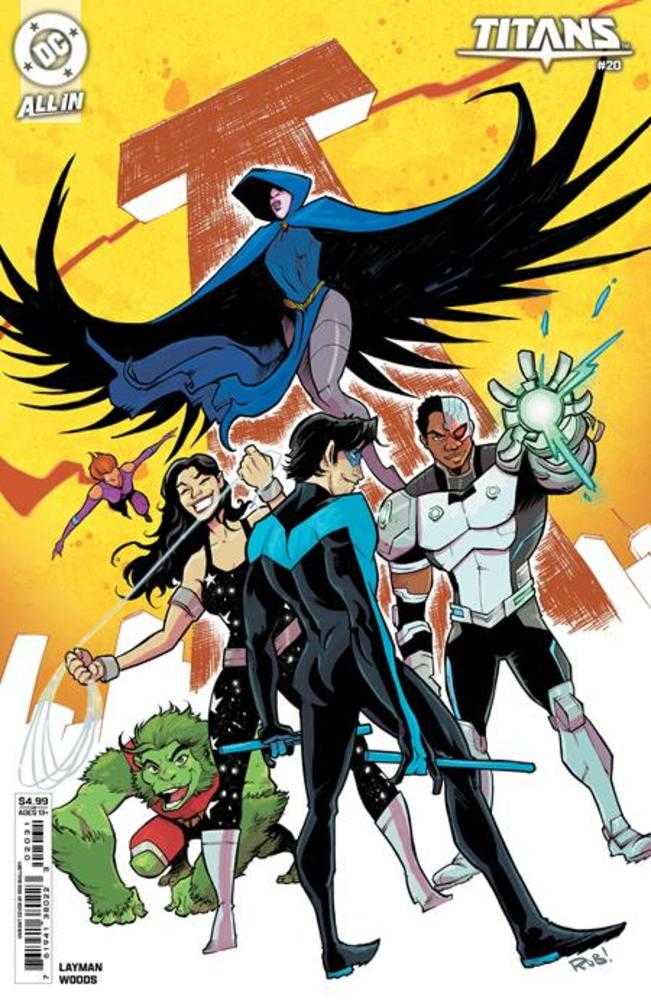Titans #20 Cover C Rob Guillory Card Stock Variant | Odin's Place