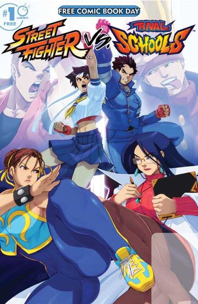 Free Comic Book Day 2025 - Bundle Of 10 - Street Fighter vs Rivals Schools #1 2025 Free Comic Book Day Special Edition | Odin's Place