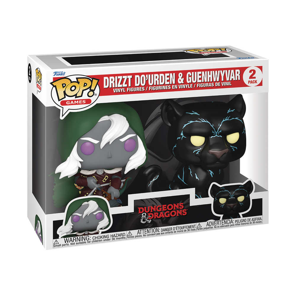 Pop Games Dungeons & Dragons  S2 Drizzt&Guenhwyvar 2pk Figure | Odin's Place