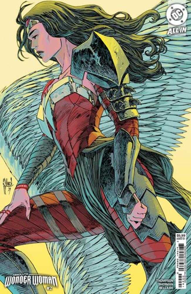Absolute Wonder Woman #2 2nd Print Cover B Guillem March Card Stock Variant | Odin's Place