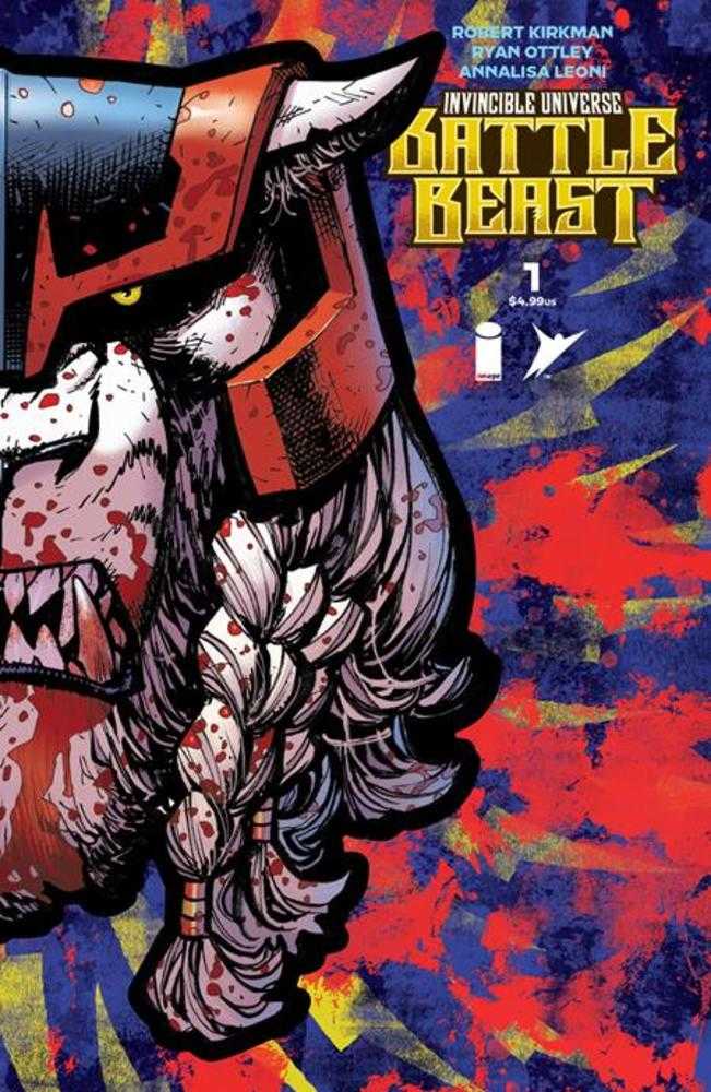 Invincible Universe Battle Beast #1 Cover J Ryan Ottley, Andres Juarez & Annalisa Leoni Foil Die Cut Mask Variant | Odin's Place