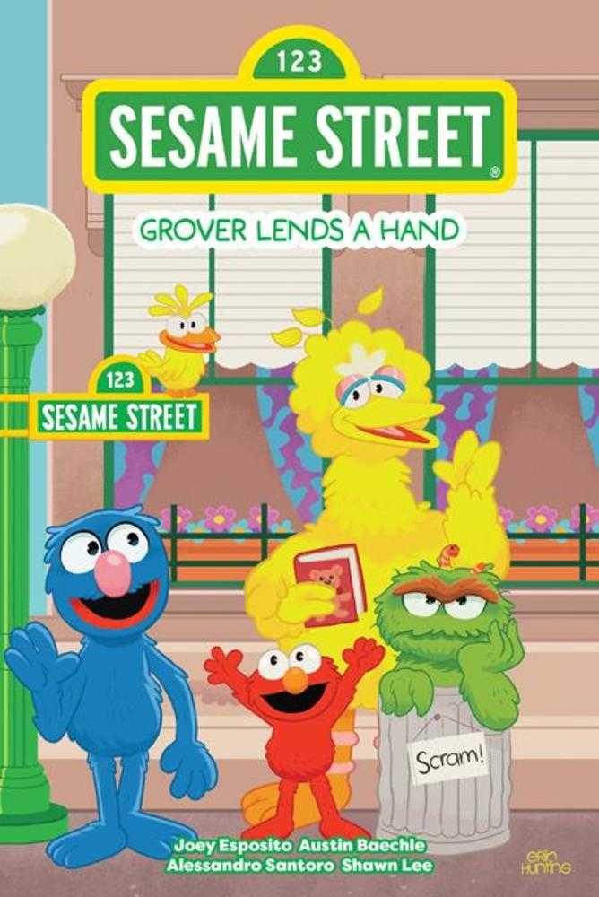 Sesame Street Grover Lends A Hand Hardcover | Odin's Place