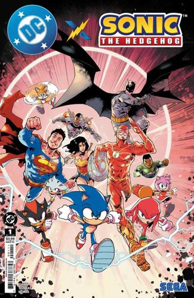 DC X Sonic The Hedgehog #1 (Of 5) Cover A Pablo M Collar | Odin's Place