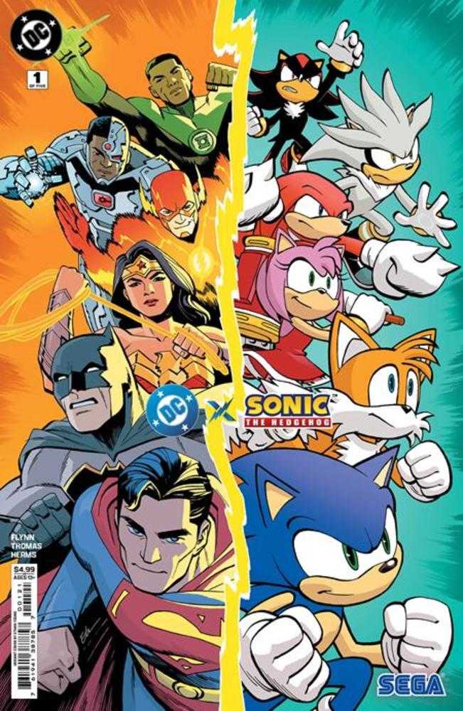 DC X Sonic The Hedgehog #1 (Of 5) Cover B Ethan Young Card Stock Variant | Odin's Place