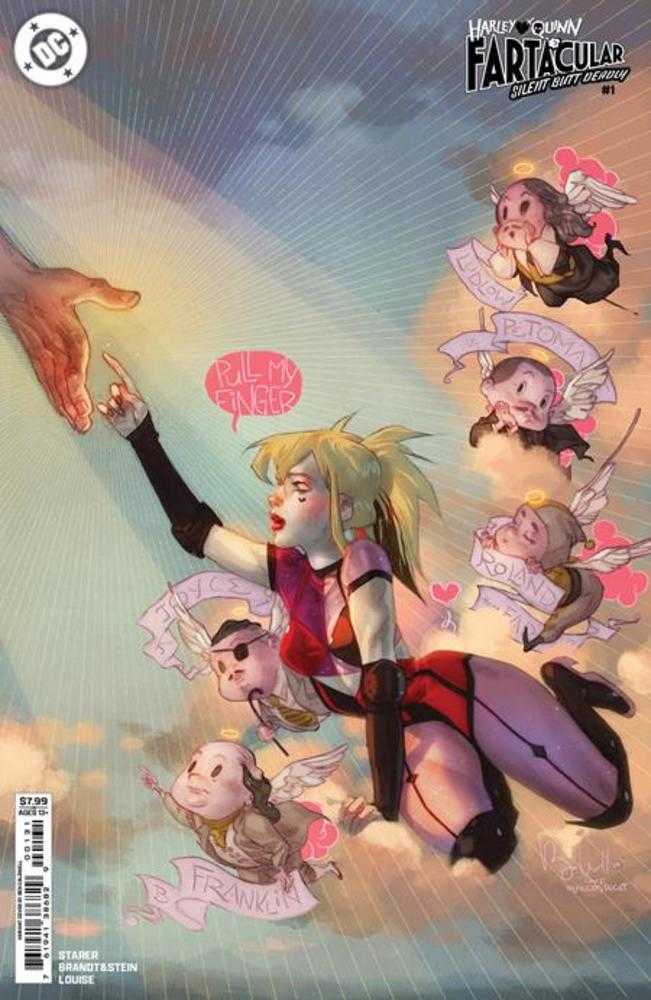 Harley Quinn Fartacular Silent Butt Deadly #1 (One Shot) Cover C Ben Caldwell Card Stock Variant | Odin's Place
